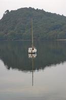 Yacht on Loch Lomond